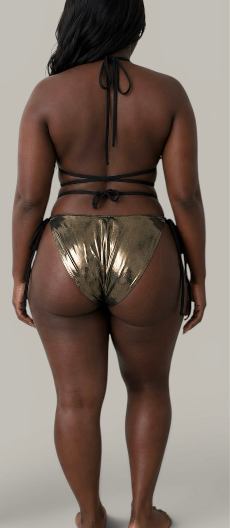 Golden Bikini Set